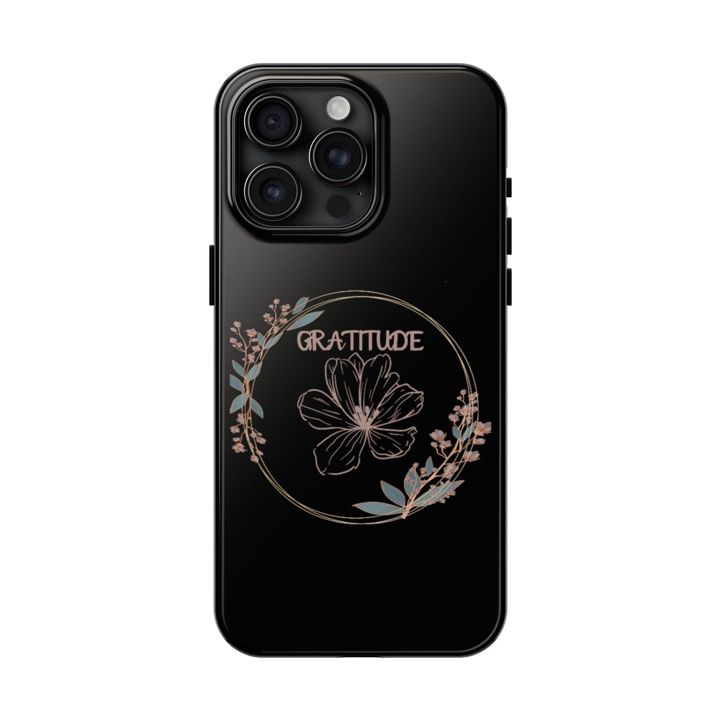 Coque rigide à motif floral collection Gratitude : une protection élégante au quotidien