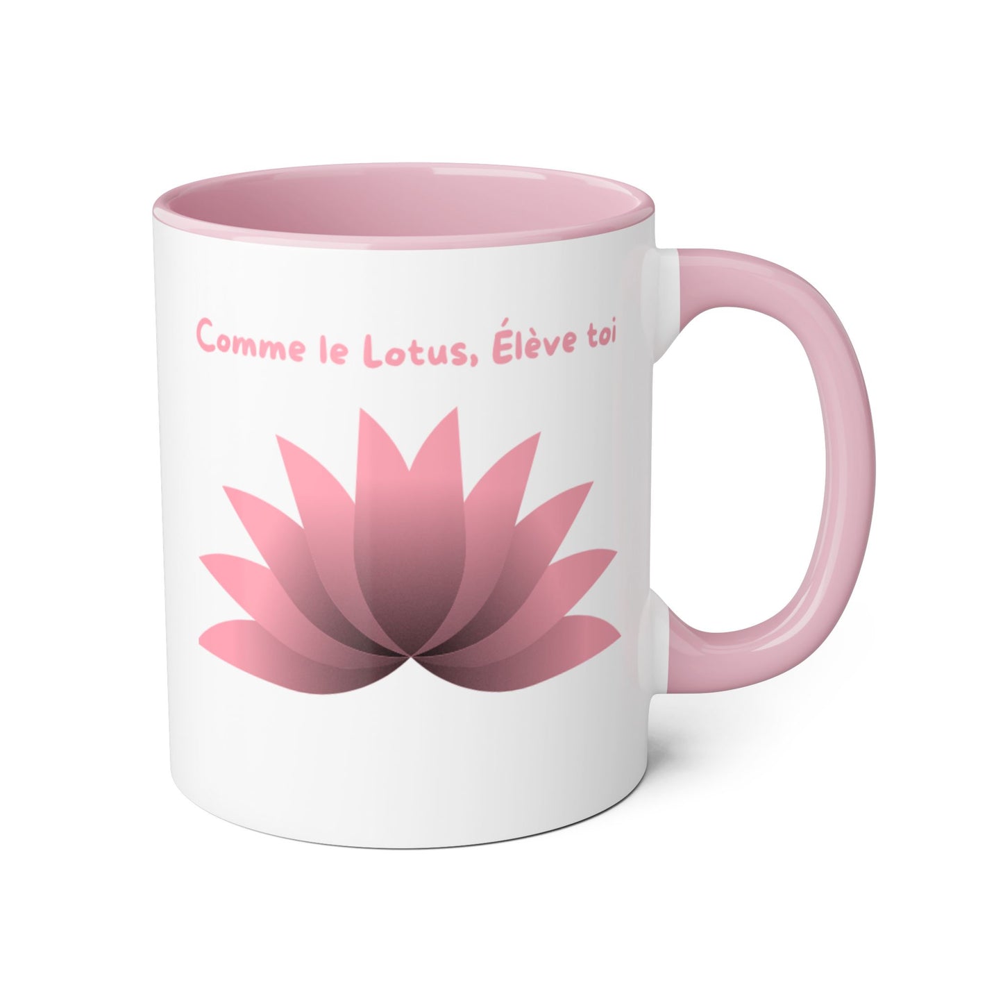 Tasse, 11oz rose- Collection Lotus