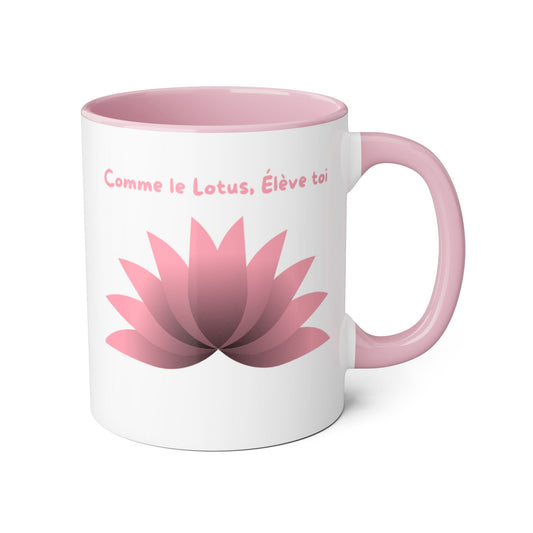 Tasse, 11oz rose- Collection Lotus