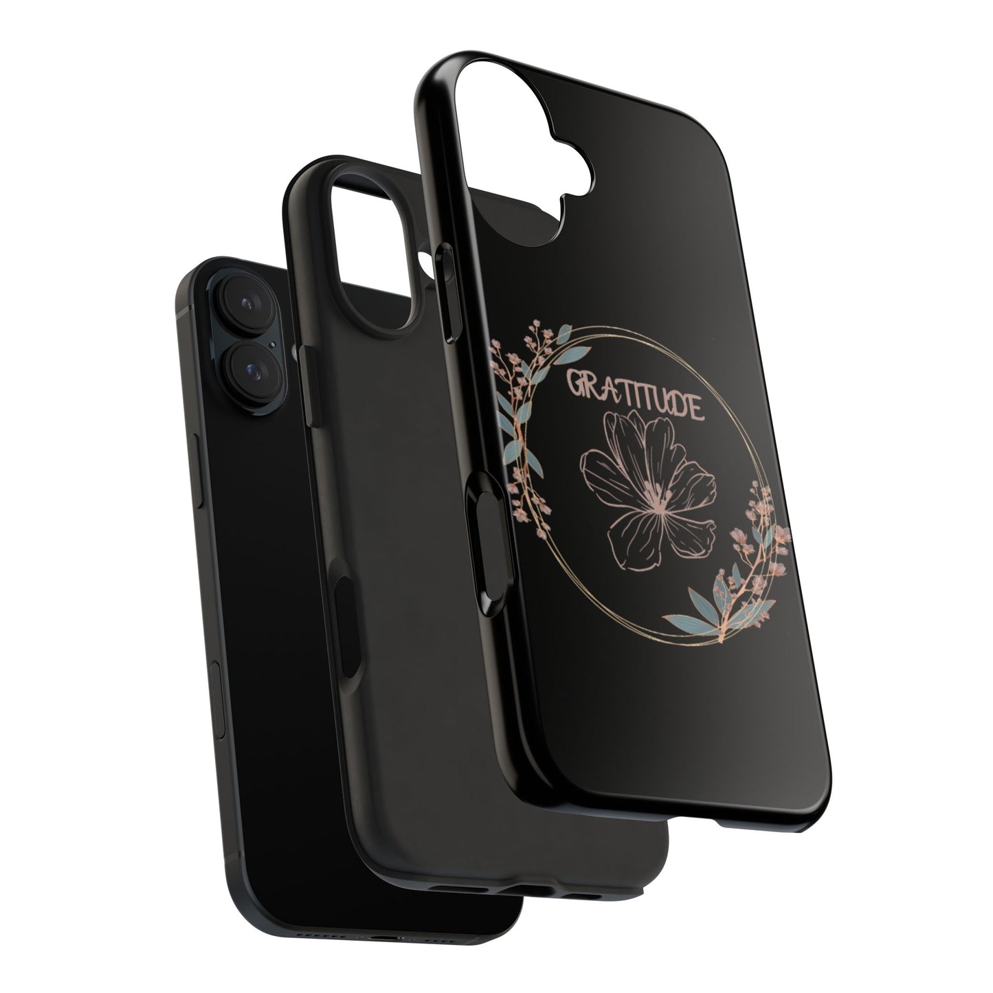 Coque rigide à motif floral collection Gratitude : une protection élégante au quotidien
