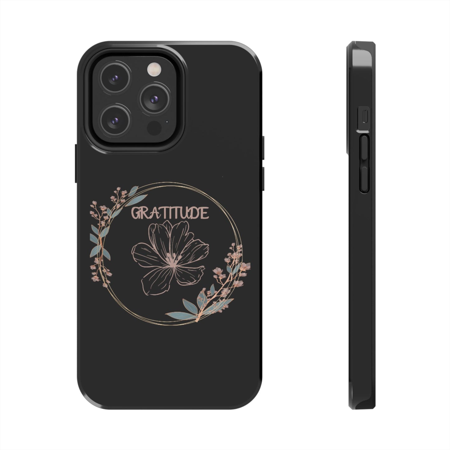 Coque rigide à motif floral collection Gratitude : une protection élégante au quotidien