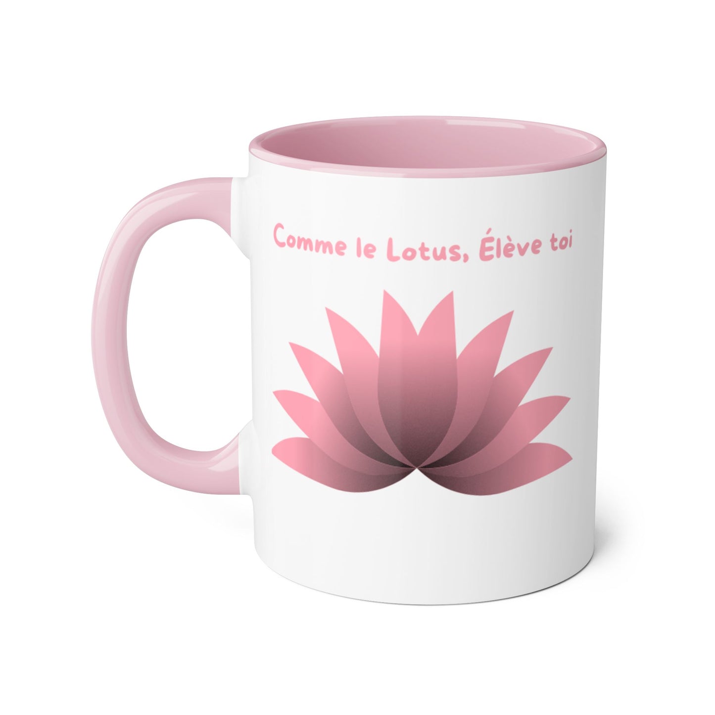 Tasse, 11oz rose- Collection Lotus