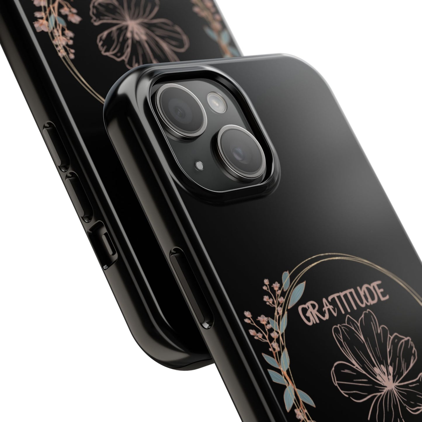 Coque rigide à motif floral collection Gratitude : une protection élégante au quotidien