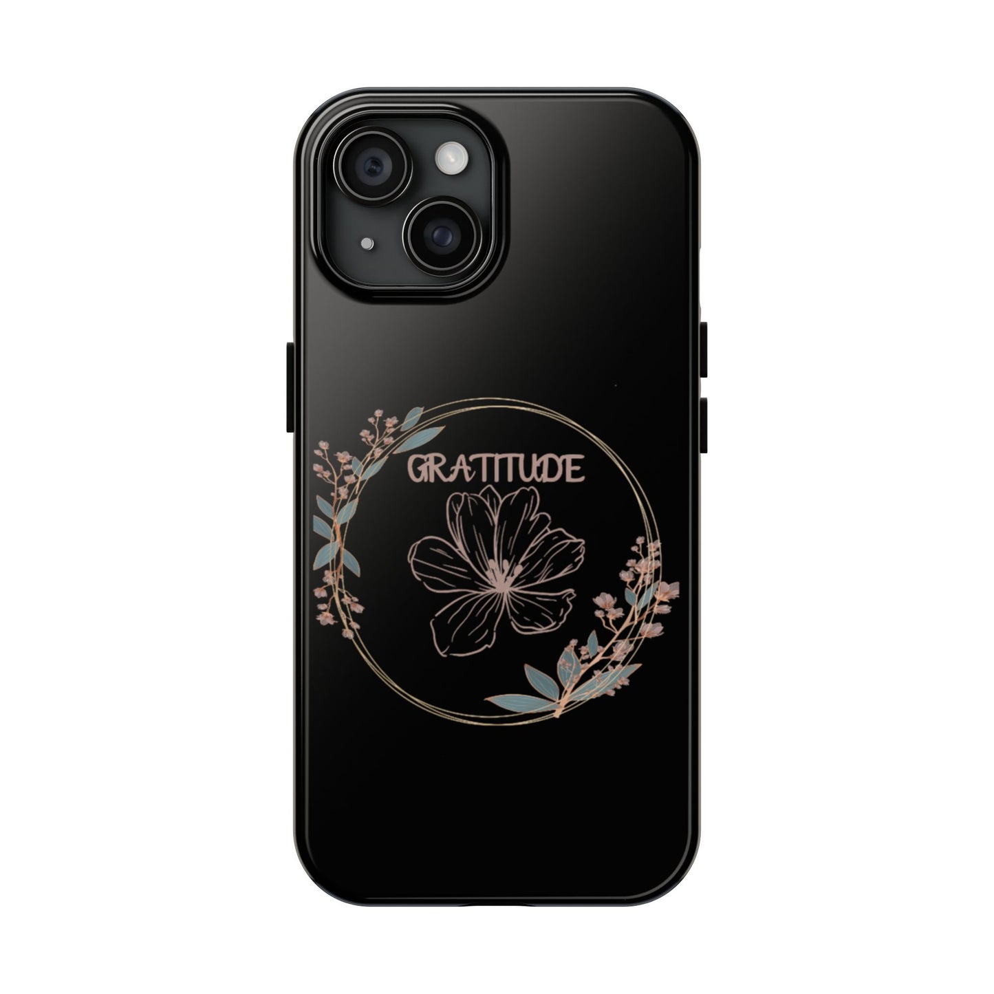 Coque rigide à motif floral collection Gratitude : une protection élégante au quotidien