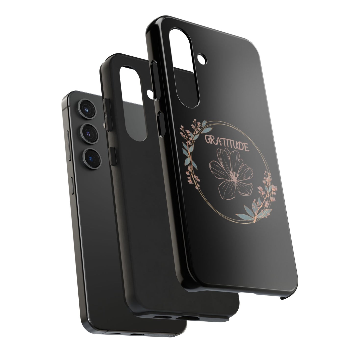 Coque rigide à motif floral collection Gratitude : une protection élégante au quotidien