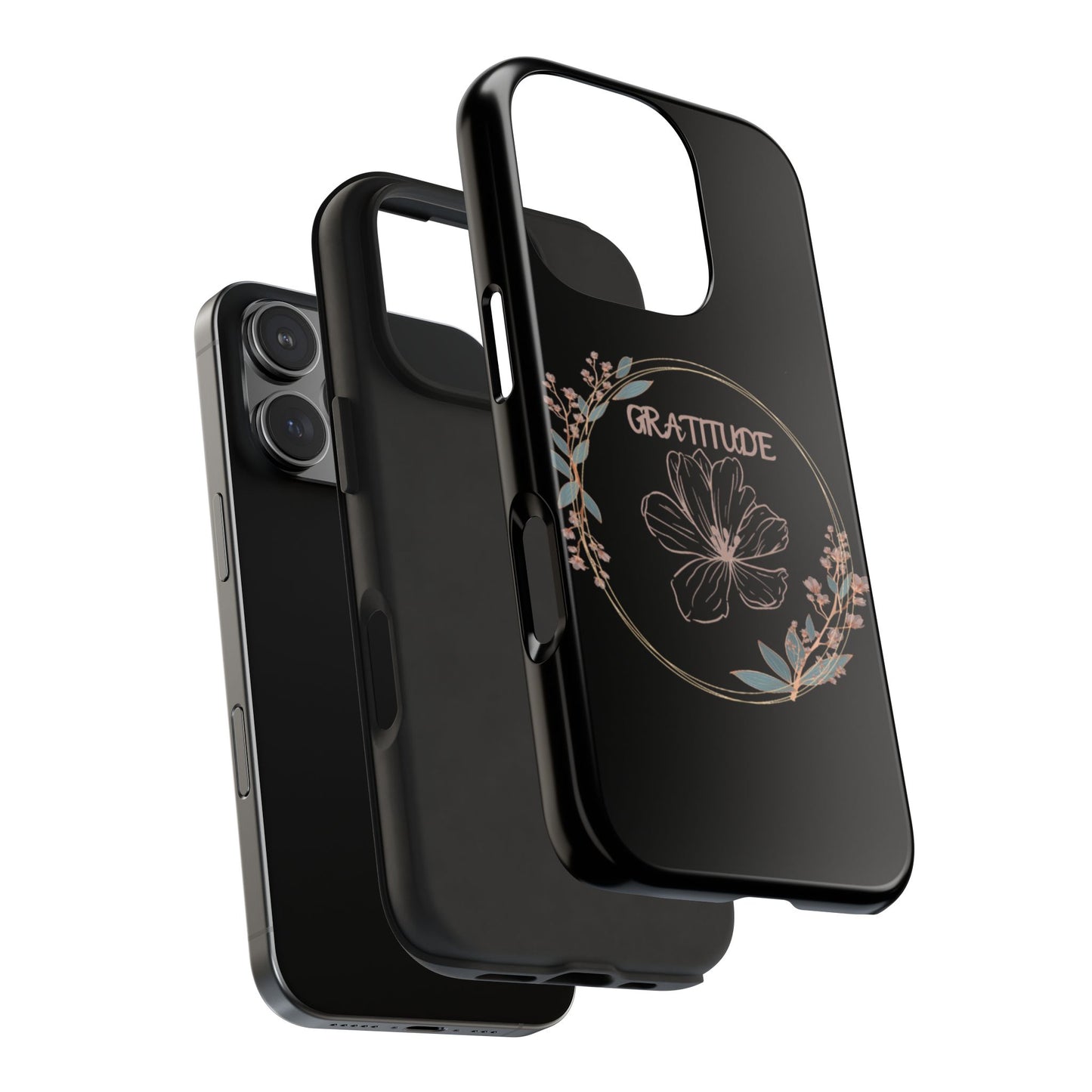 Coque rigide à motif floral collection Gratitude : une protection élégante au quotidien
