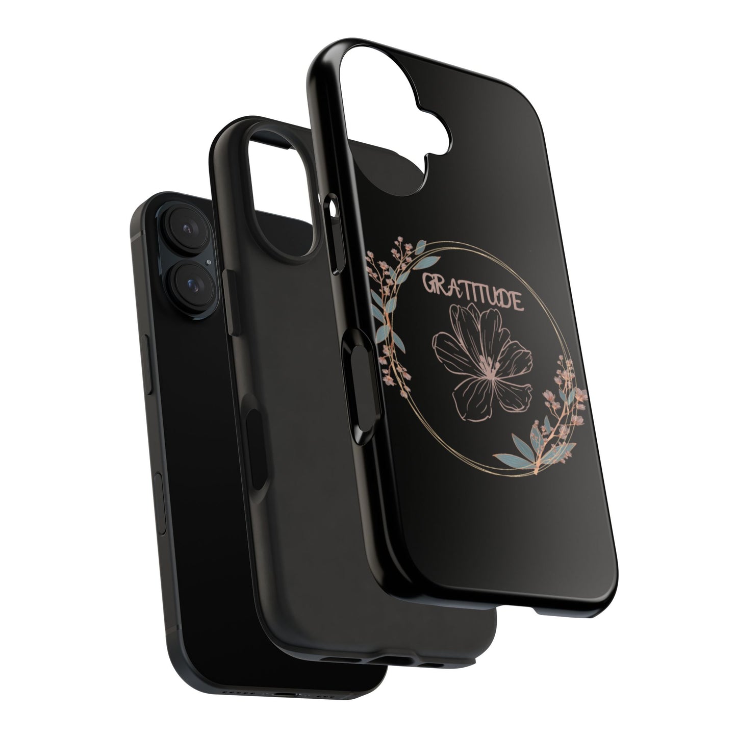 Coque rigide à motif floral collection Gratitude : une protection élégante au quotidien