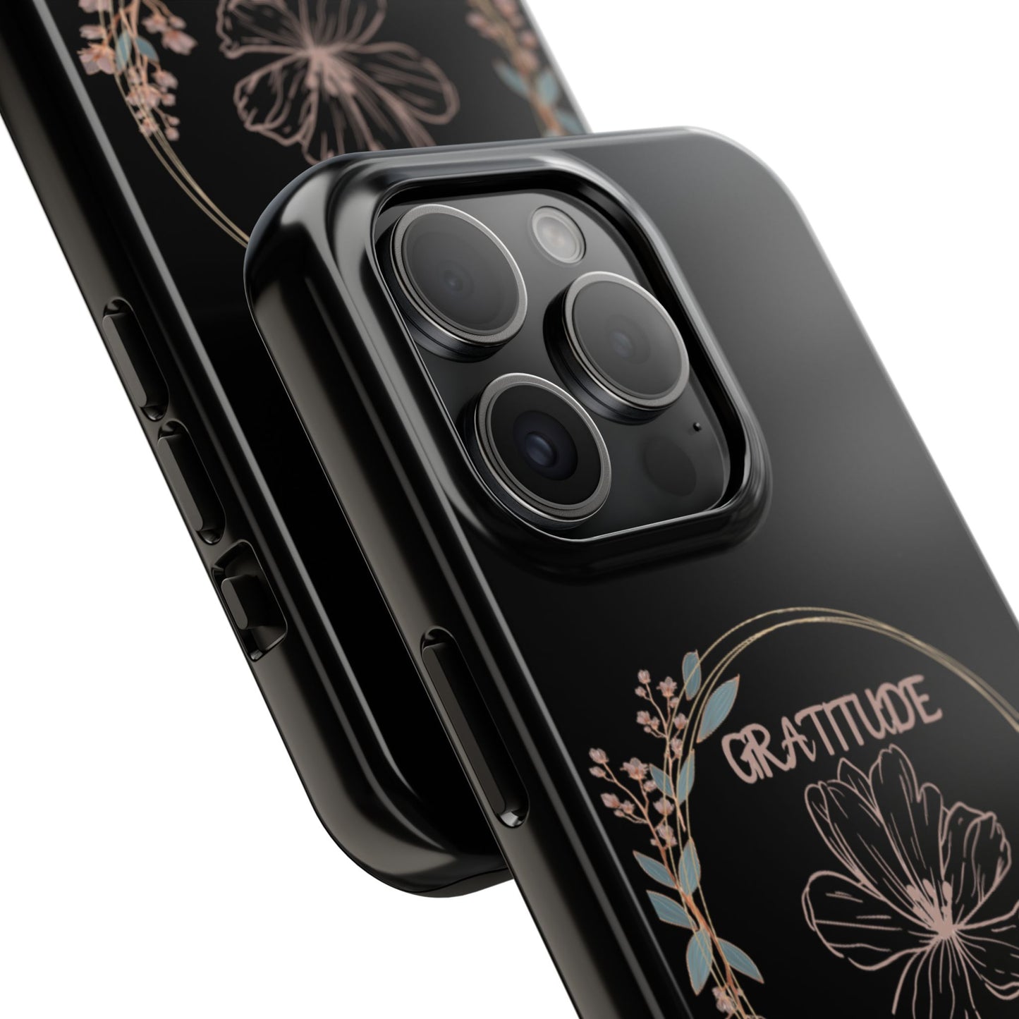 Coque rigide à motif floral collection Gratitude : une protection élégante au quotidien