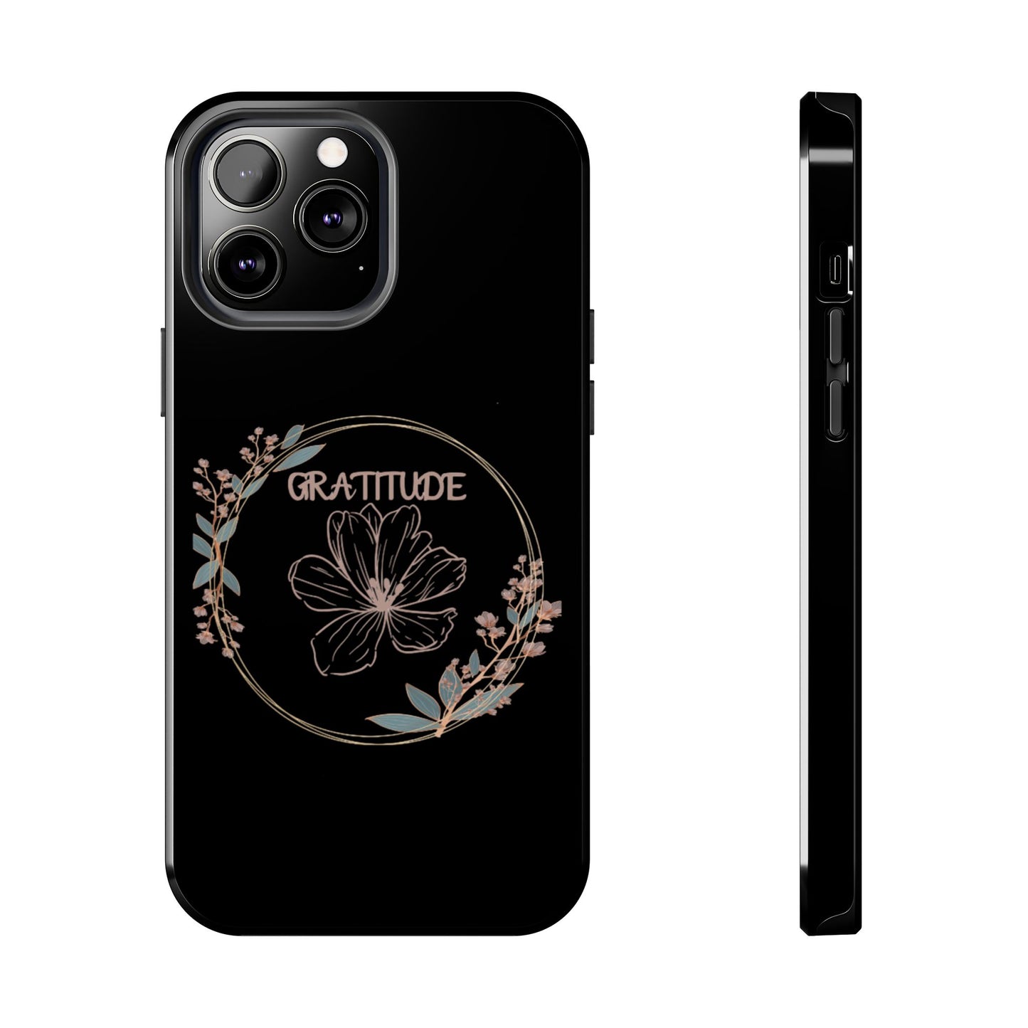 Coque rigide à motif floral collection Gratitude : une protection élégante au quotidien