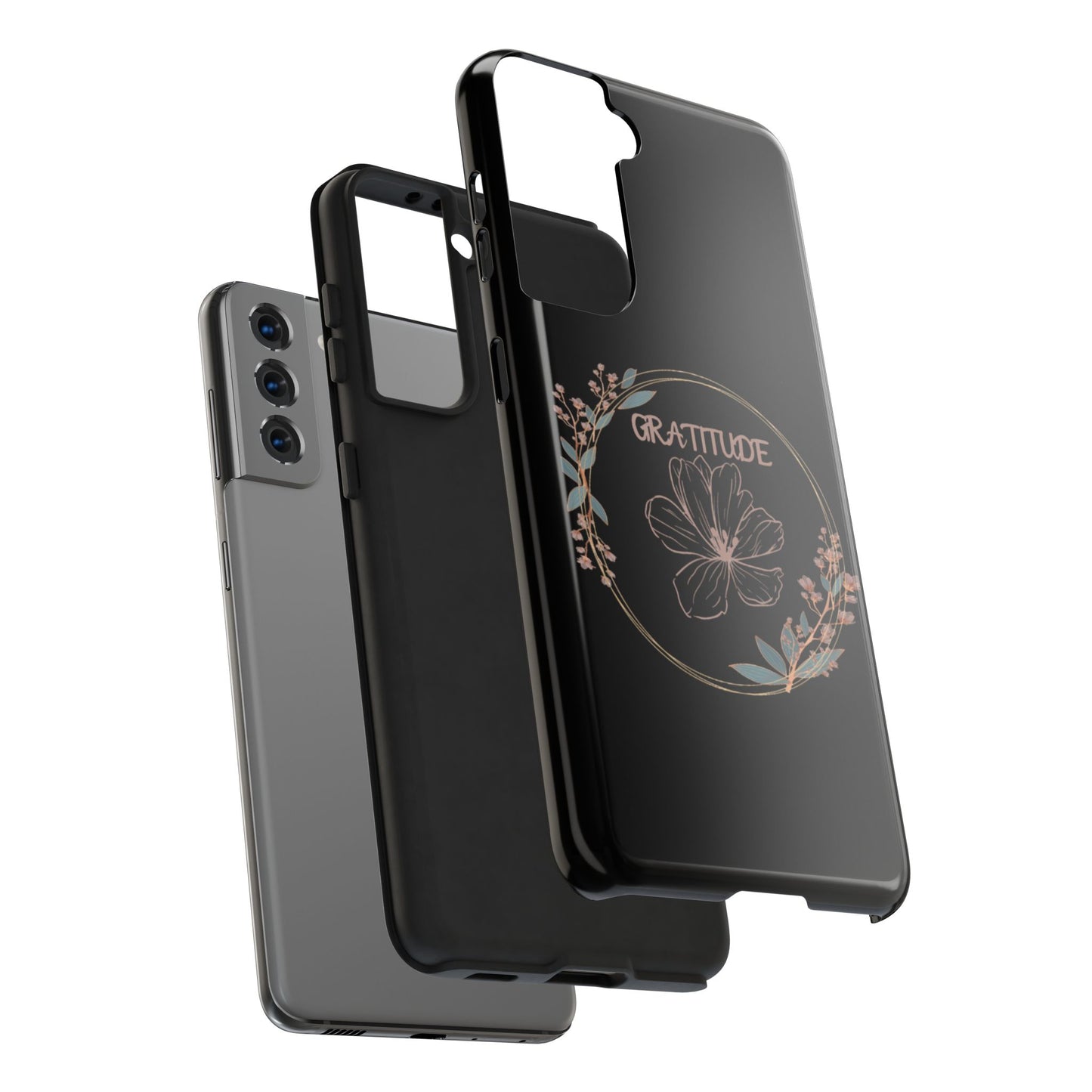 Coque rigide à motif floral collection Gratitude : une protection élégante au quotidien