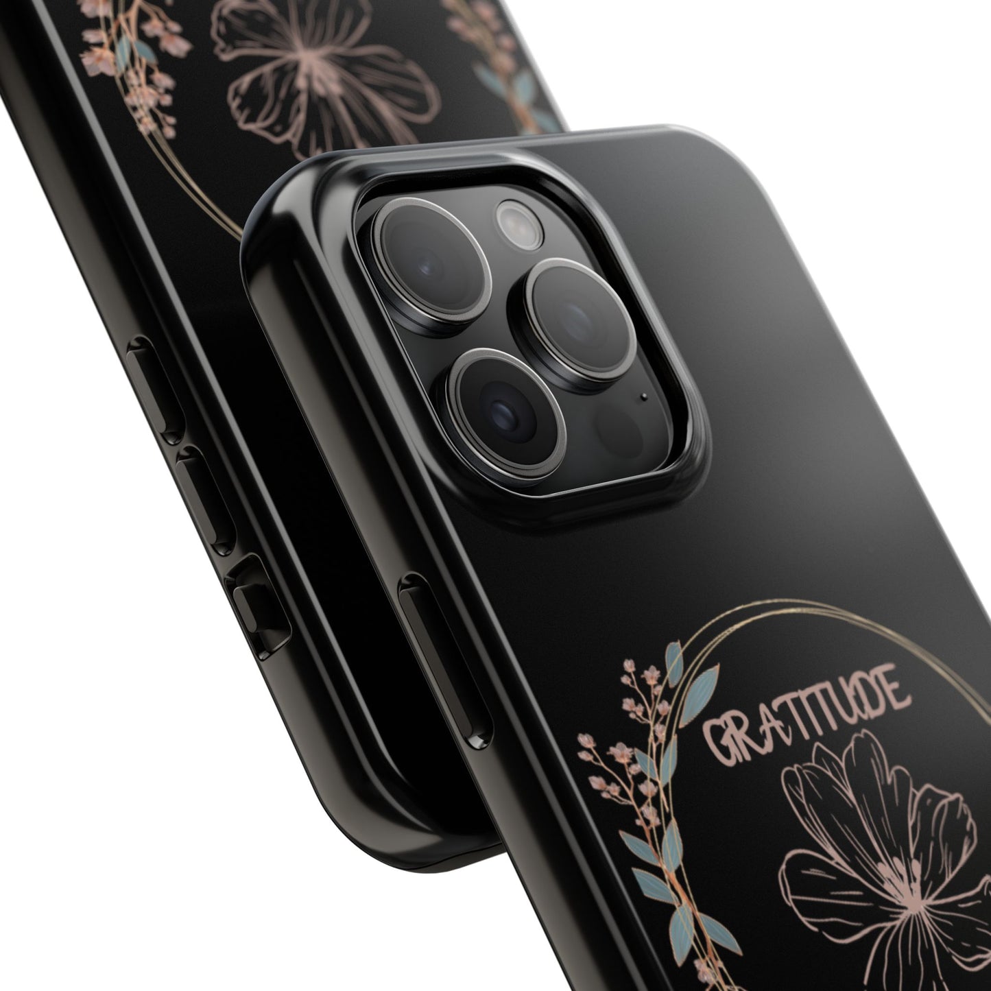 Coque rigide à motif floral collection Gratitude : une protection élégante au quotidien