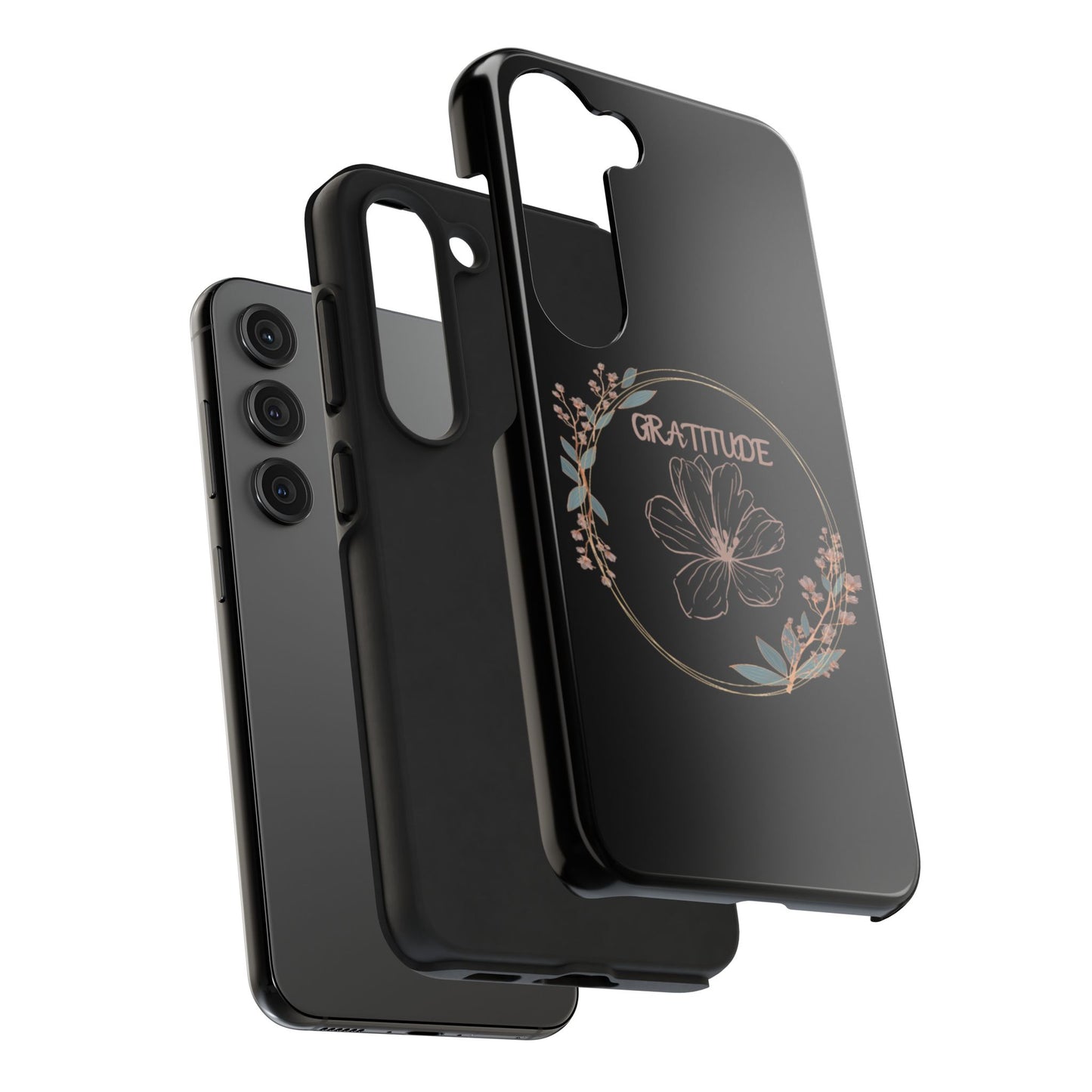 Coque rigide à motif floral collection Gratitude : une protection élégante au quotidien