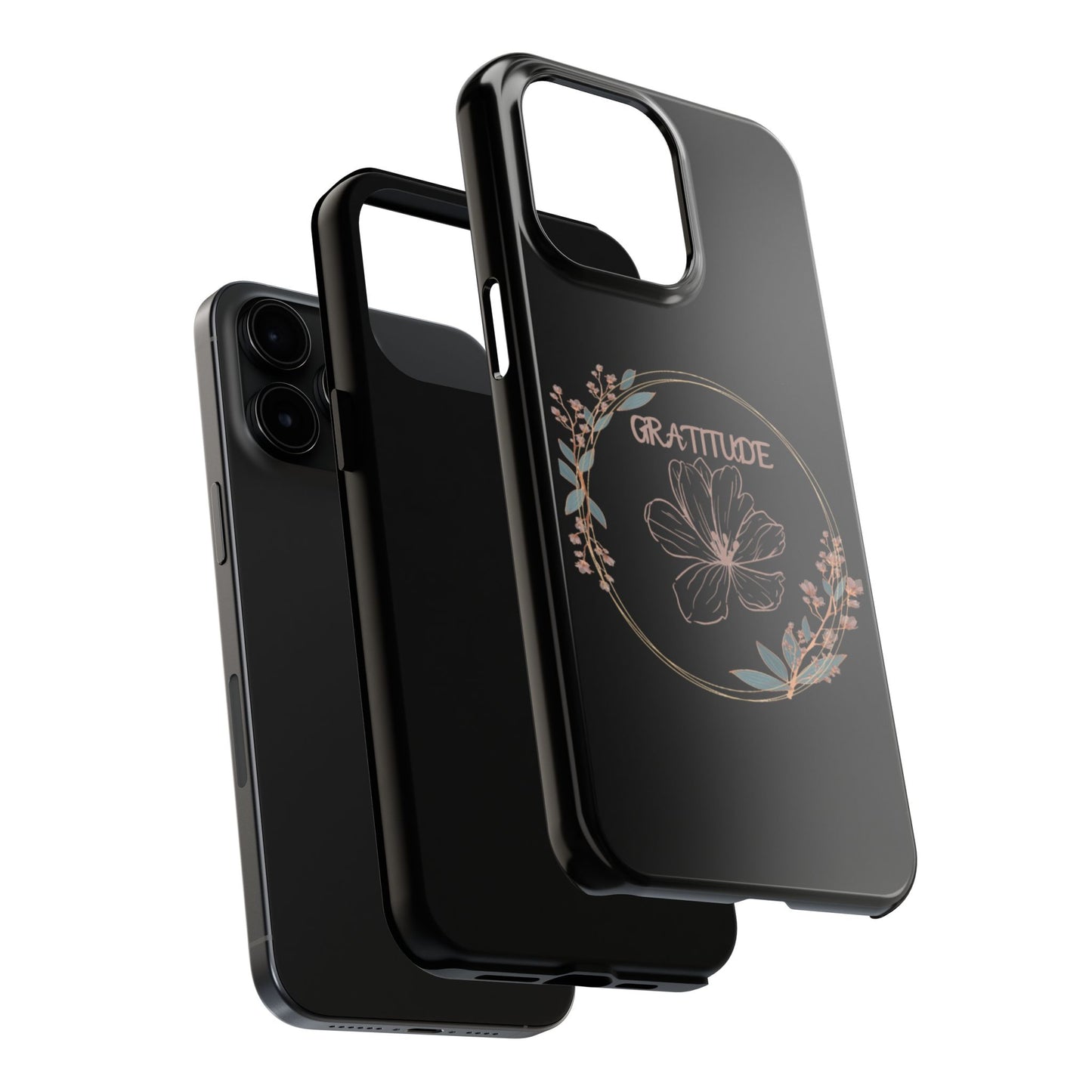 Coque rigide à motif floral collection Gratitude : une protection élégante au quotidien