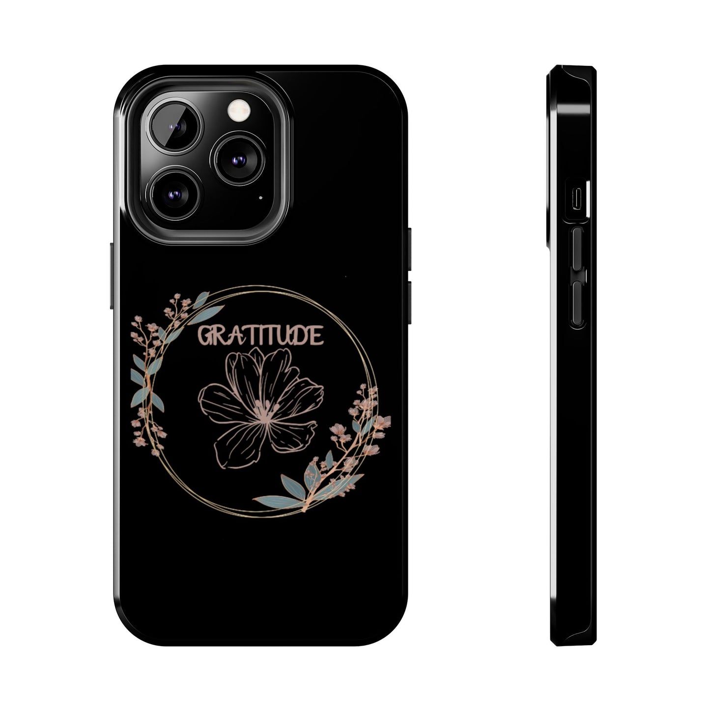Coque rigide à motif floral collection Gratitude : une protection élégante au quotidien