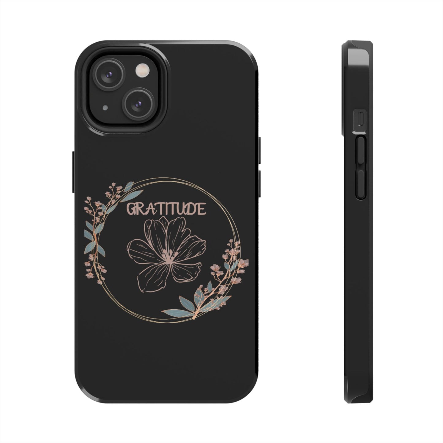 Coque rigide à motif floral collection Gratitude : une protection élégante au quotidien