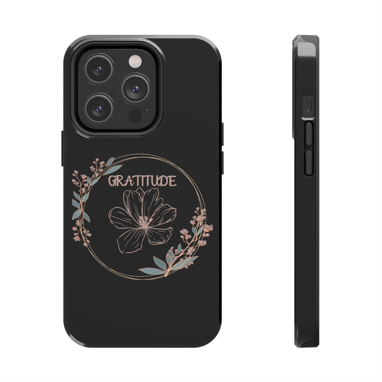 Coque rigide à motif floral collection Gratitude : une protection élégante au quotidien