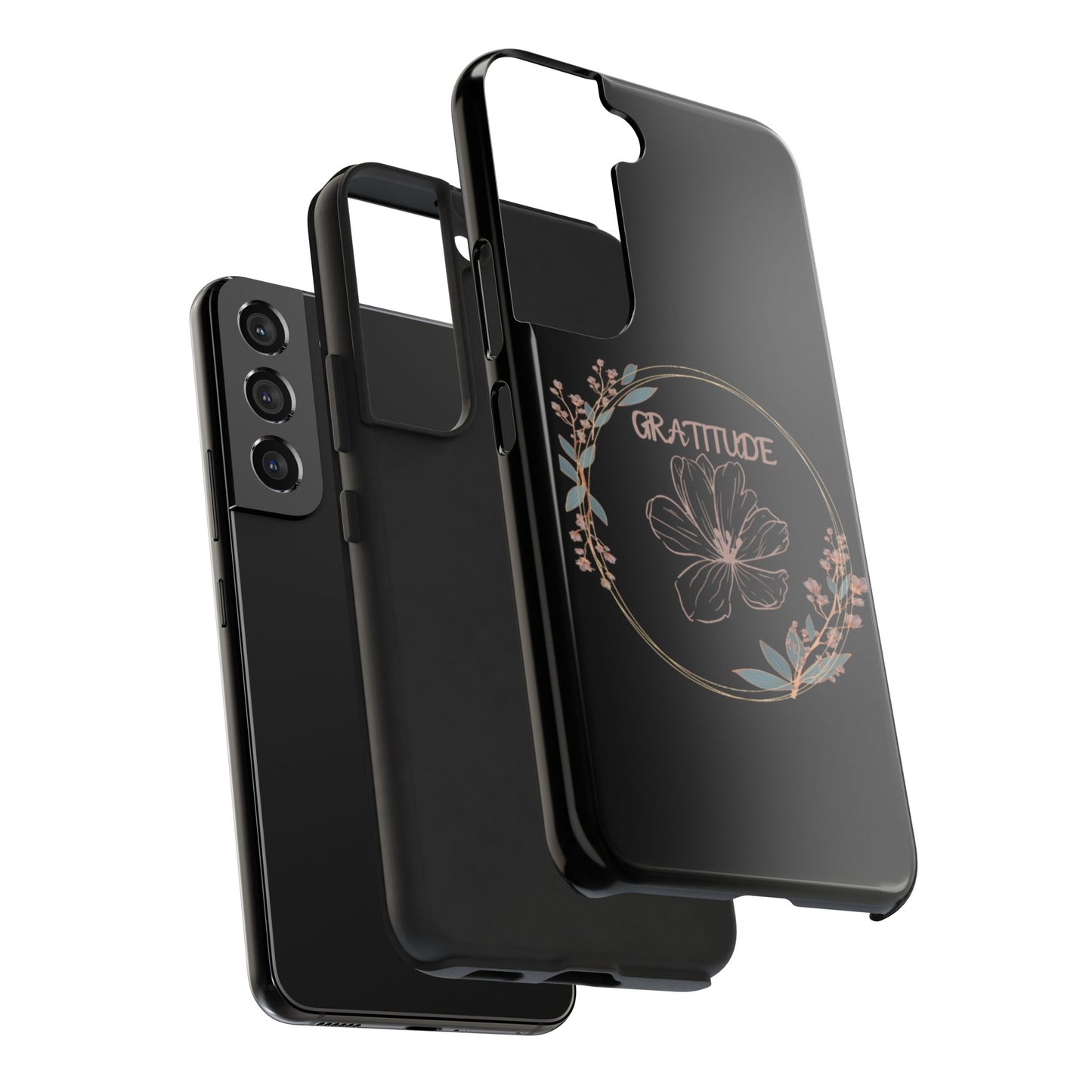 Coque rigide à motif floral collection Gratitude : une protection élégante au quotidien
